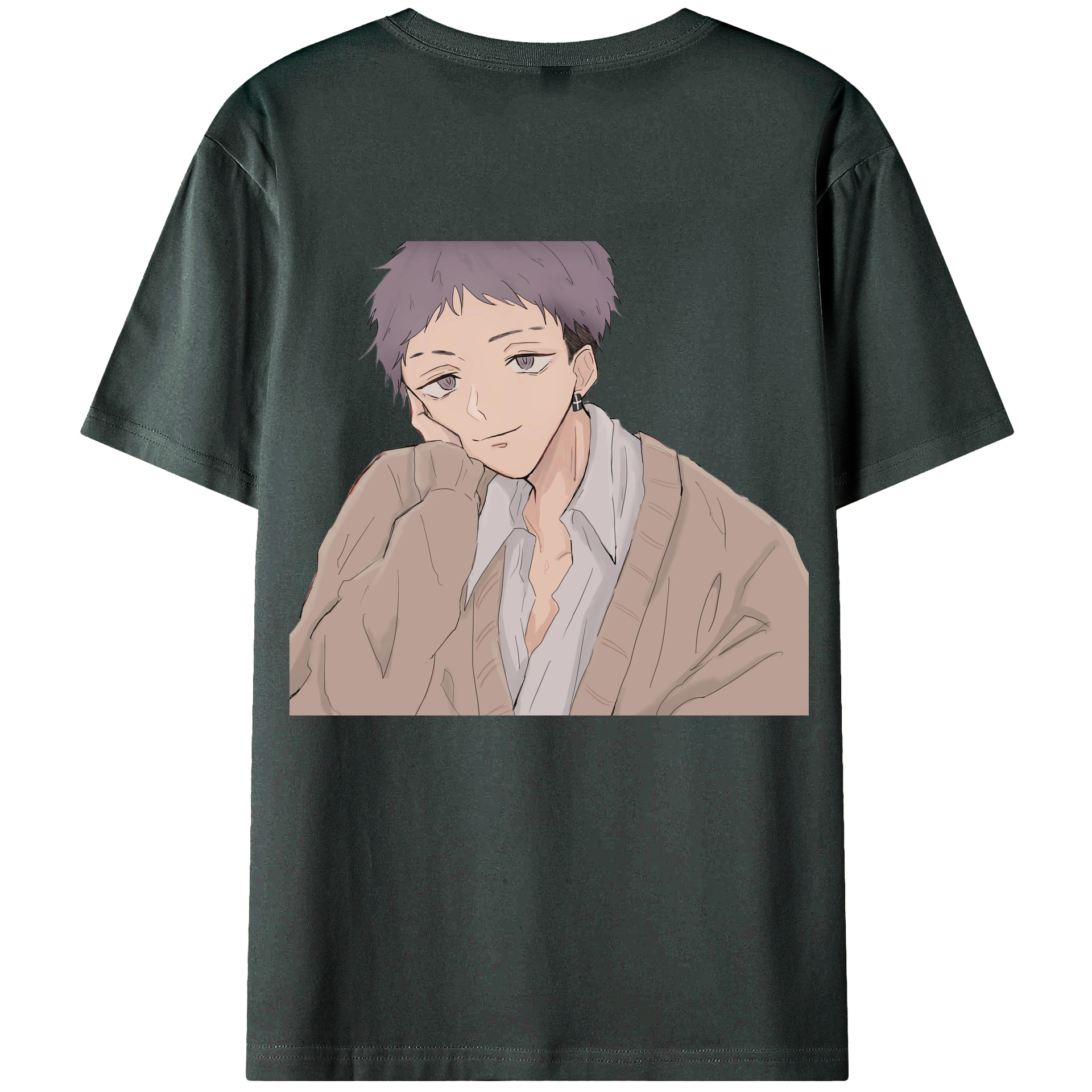 （画像用） 東京リベンジャーズ Tokyo Revengers 綿100％ メンズ半袖Tシャツ（バックプリント） 通気性